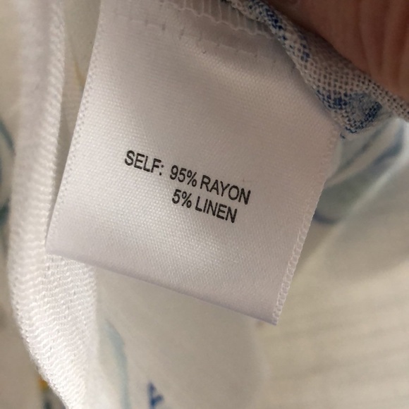 Jane & Delancey Women’s Button- Down Shirt Blouse in a SARDINE print - Picture 7 of 10